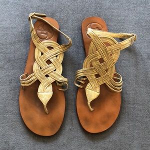 Beautiful Gold Sandals